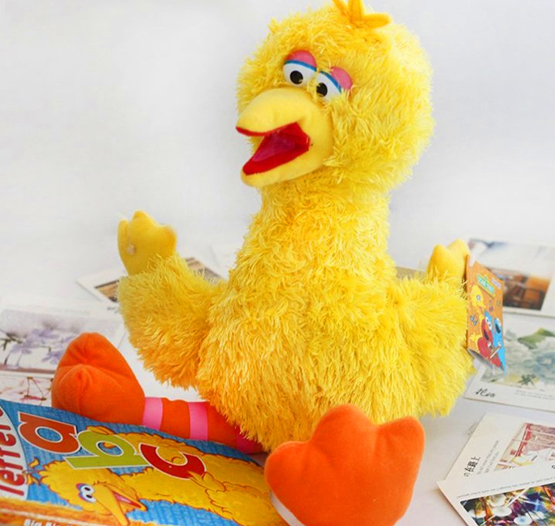 Мягкая игрушка Птица улица Сезам из Маппет Шоу, 30 см, персонаж Big Bird