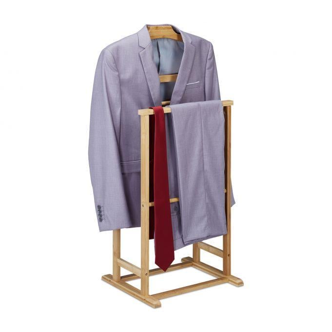 Вешалка-держатель для одежды Relaxdays из бука 98,5x47x36 см (2242672339)