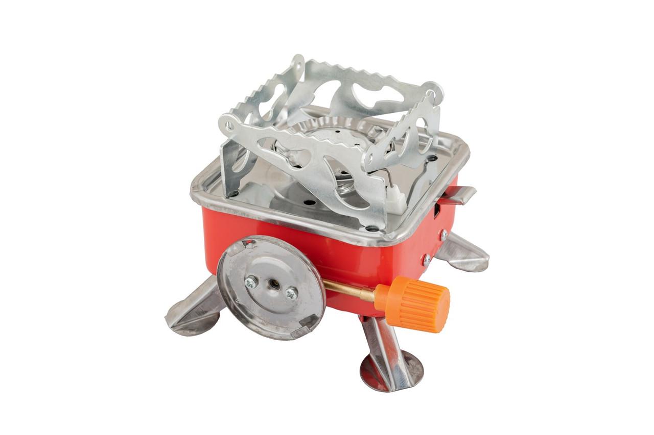 Плита туристична газова з п'єзопідпалом розкладна 2,8 кВт 145 г/год. 42 Bar G30/G31 I3В/P 50 - фото 3 Плита туристична газова з п'єзопідпалом розкладна 2,8 кВт 145 г/год. 42 Bar G30/G31 I3В/P 50 - фото 3