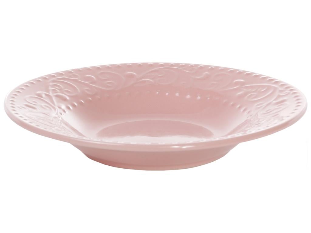 Тарелка суповая 23 см Розовый (BDI-931-195)