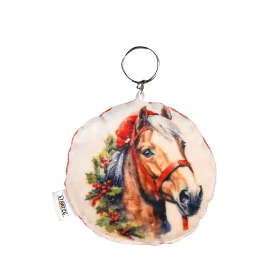 Брелок плюшевый Strateg Новогодний скакун (61273 2999995997489)