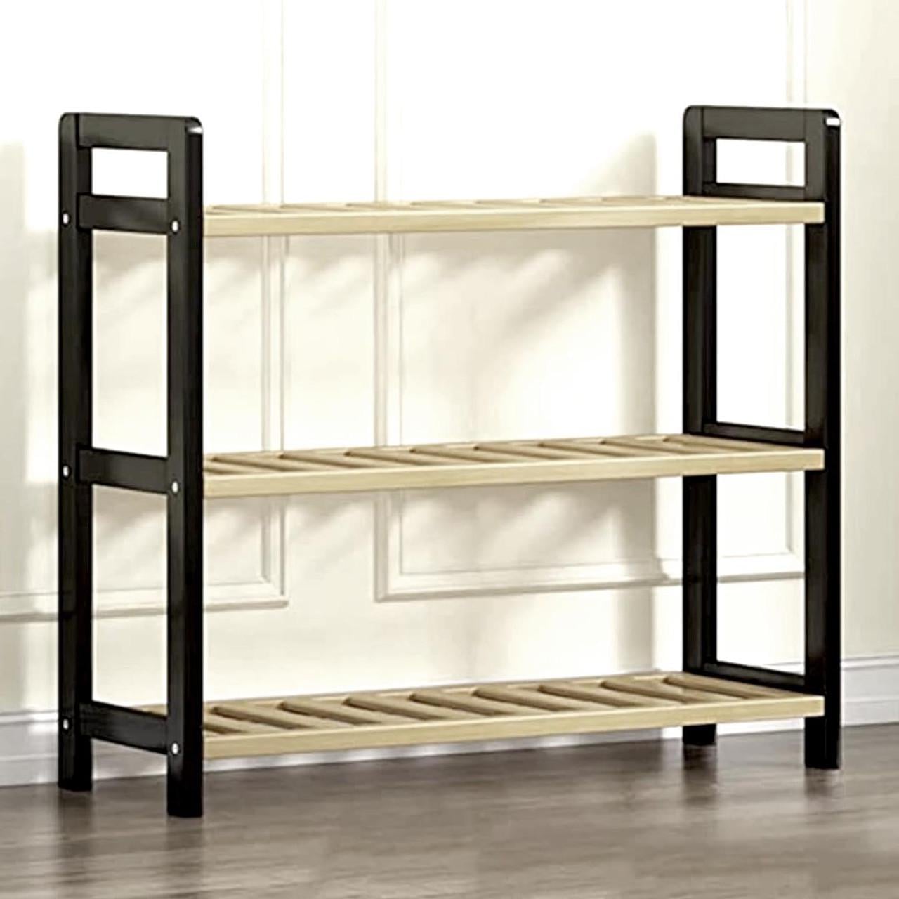 Полка книжная настольная из дерева Лайнинг Венге/Бланже (КПА-02901201)