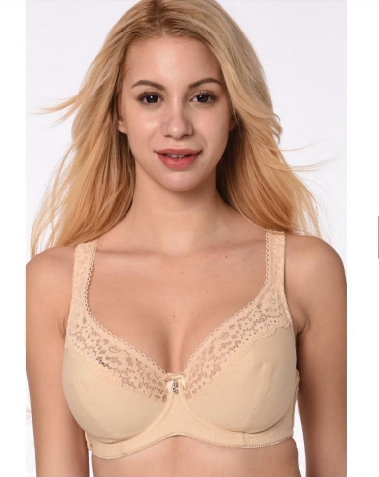 Бюстгальтер с косточками Lanny Mode тонкий хлопковый 90E Бежевый (11848)