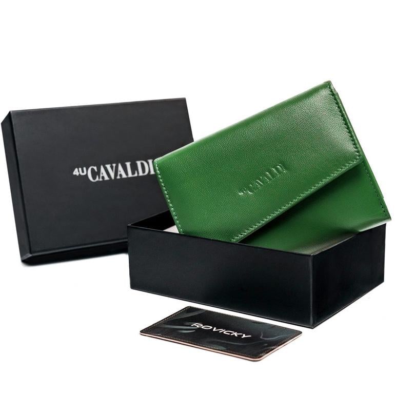 Кошелек женский кожаный 4U CAVALDI RD-DB-05-GCL Зеленый