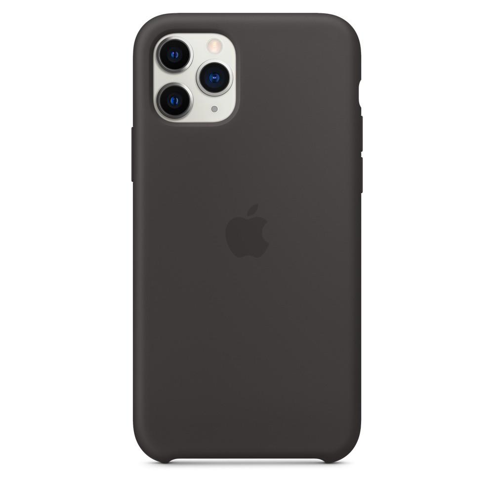 Силиконовый чехол-накладка Apple Silicone Case for iPhone 11 Pro, Black (HC) - фото 2