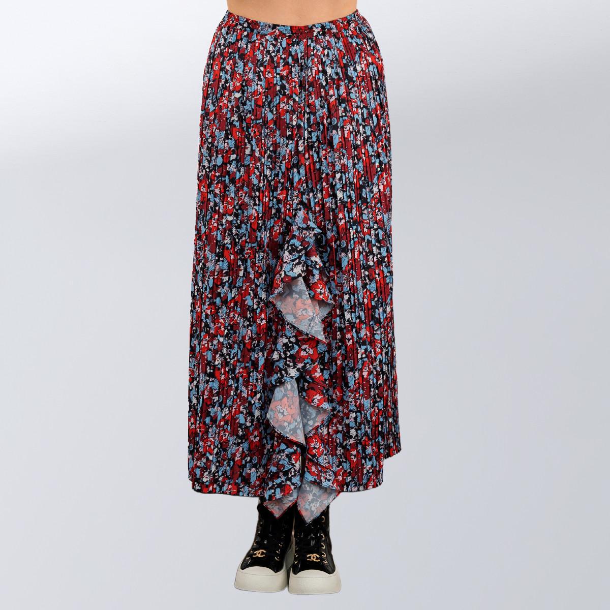 Спідниця жіноча Ganni Georgette Midi M Різнокольоровий (2797308438)