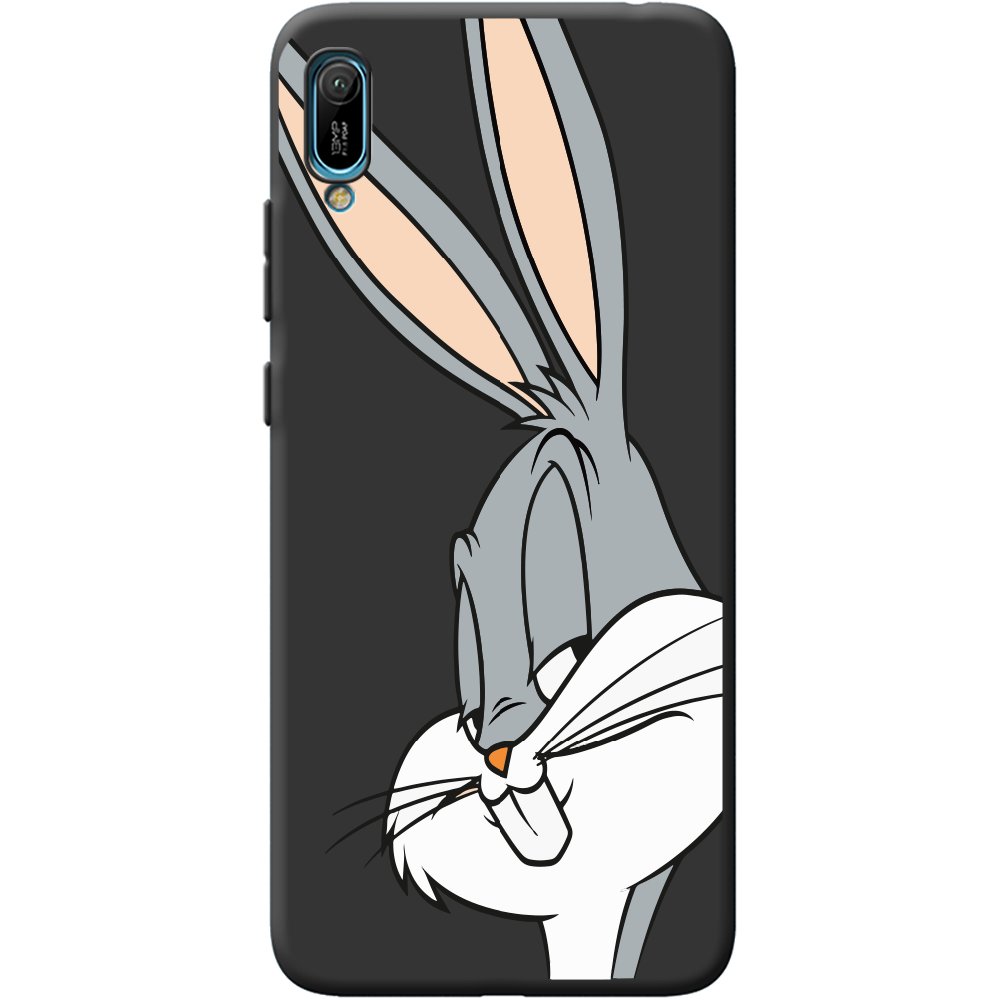 Чехол Boxface Huawei Y6 2019 Lucky Rabbit Черный силикон (36451-bk81-40871)