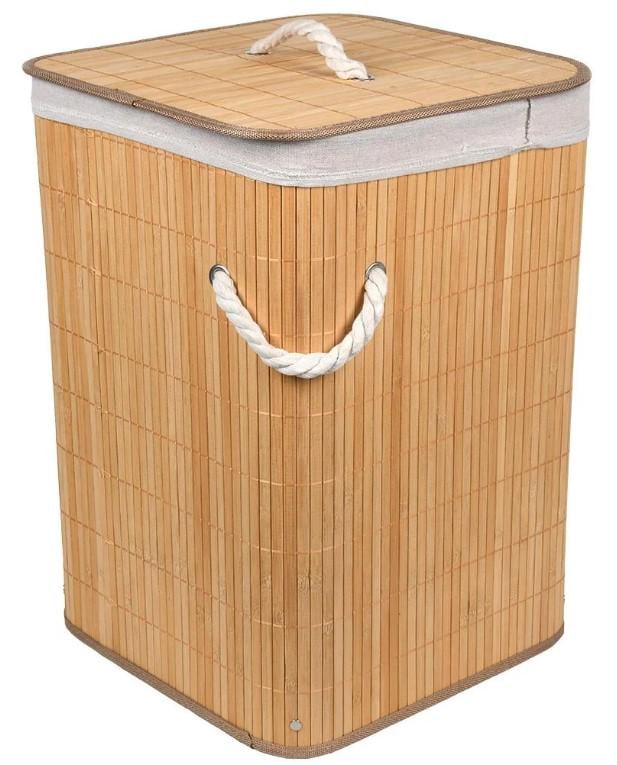 Корзина для белья складная 36х36х50 см (R35098)