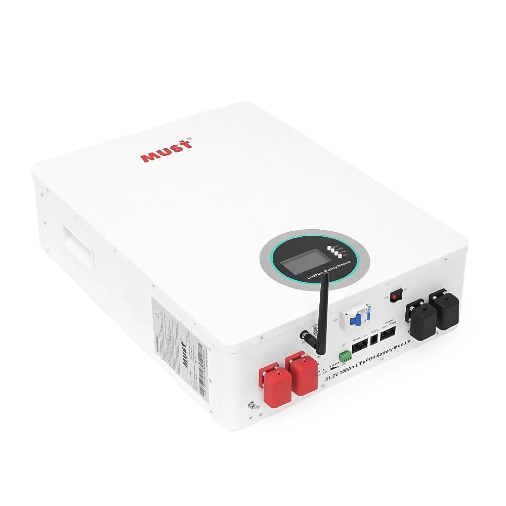 Акумуляторна батарея Must LiFePO4 LP16-48100 51.2V 100Ah 5.12kWh Акумуляторна батарея Must LiFePO4 LP16-48100 51.2V 100Ah 5.12kWh