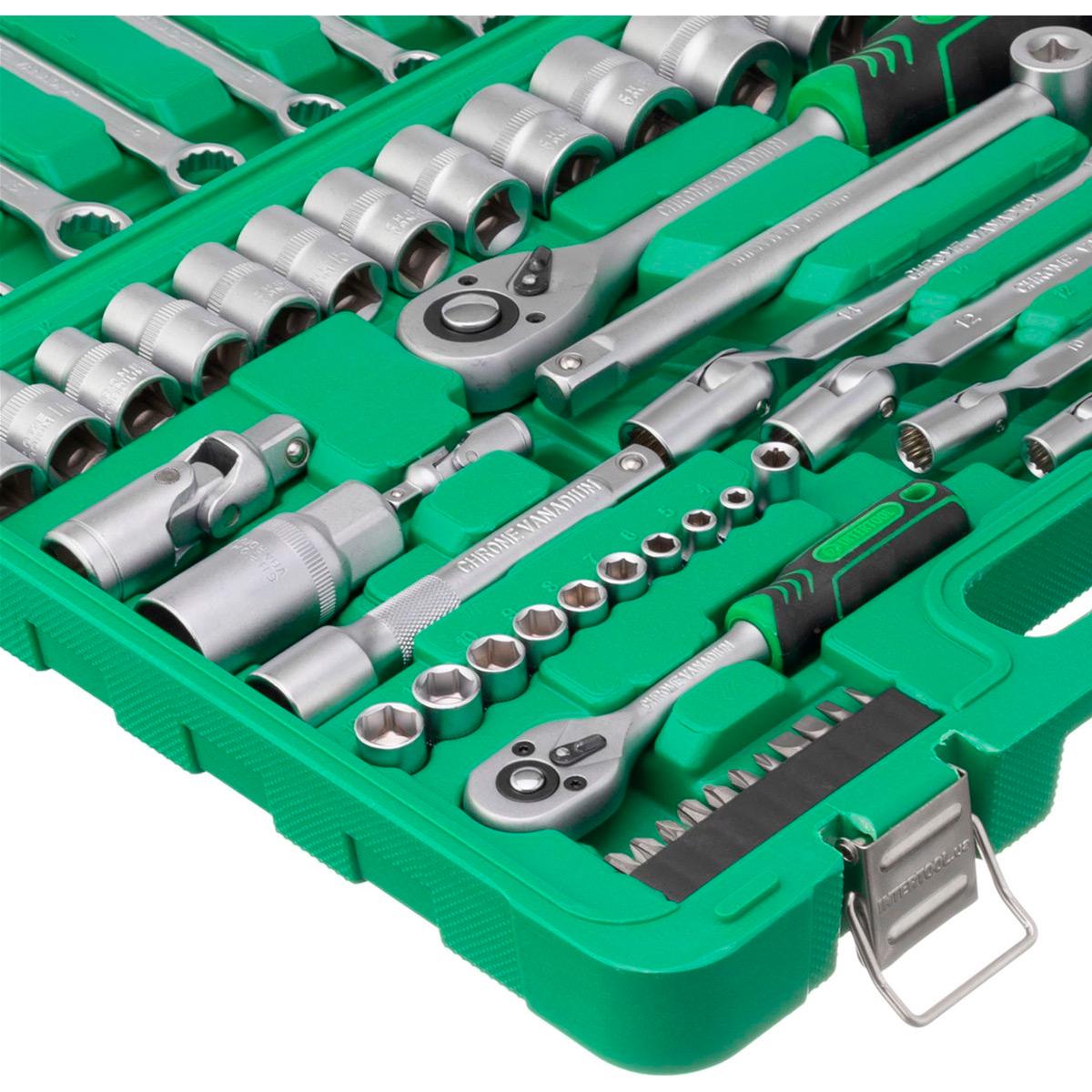 Набір інструментів Intertool 77 шт. (ET-6077SP) - фото 4 Набір інструментів Intertool 77 шт. (ET-6077SP) - фото 4