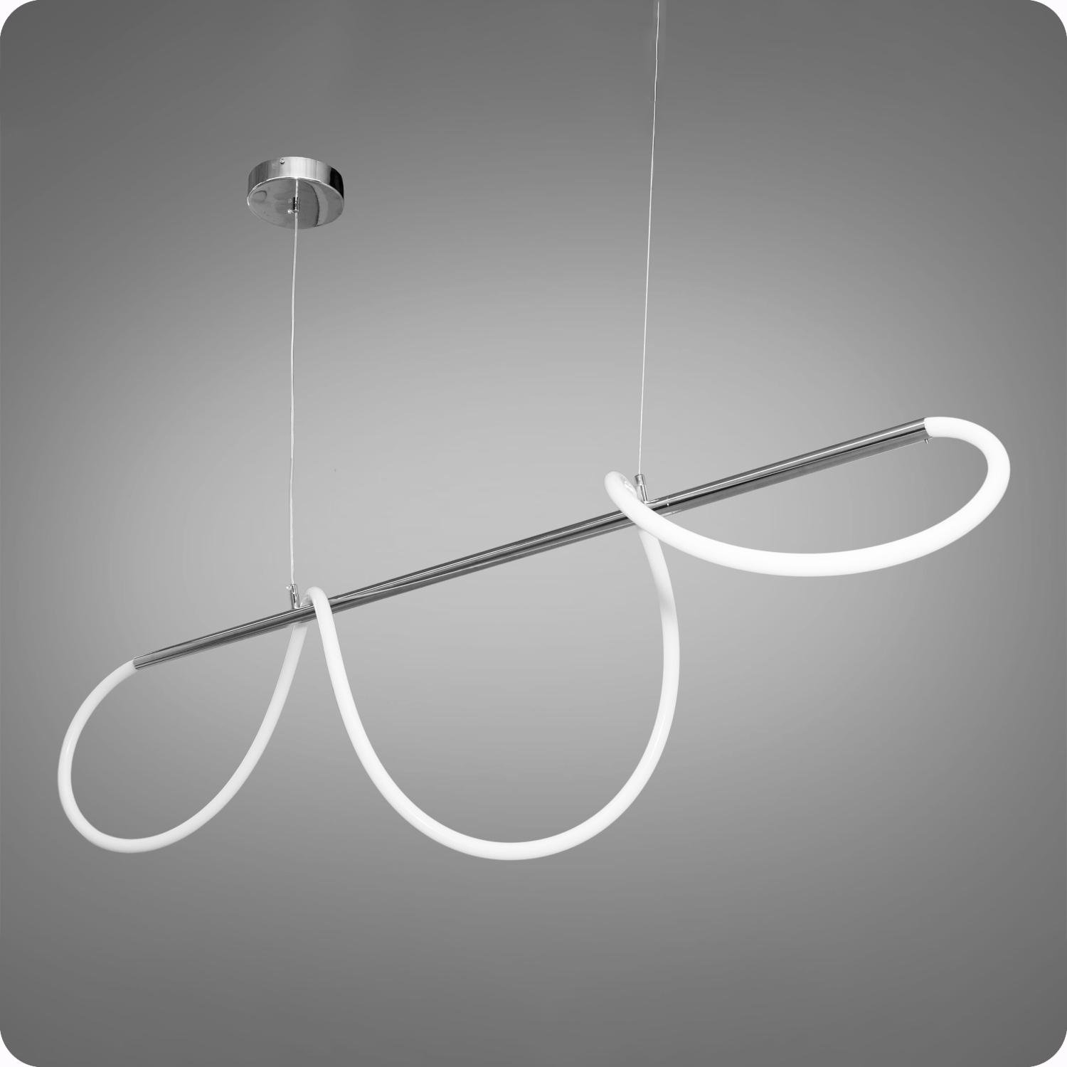 Люстра підвісна 517 Dlight 22 Вт Хром (02085) - фото 3 Люстра підвісна 517 Dlight 22 Вт Хром (02085) - фото 3