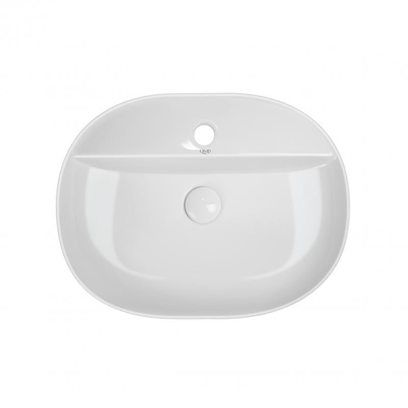 Раковина-чаша Q-tap Scorpio с донным клапаном White QT14112202W