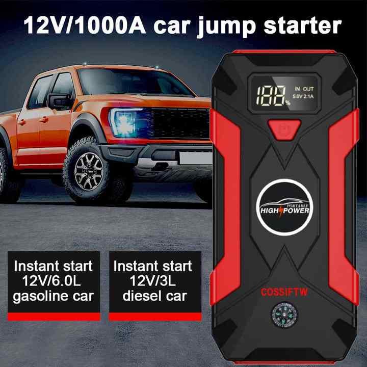 Пусковое устройство для автомобиля 25000 mAh 2USB Фонарик car jump starter QY31 - фото 3 Пусковое устройство для автомобиля 25000 mAh 2USB Фонарик car jump starter QY31 - фото 3
