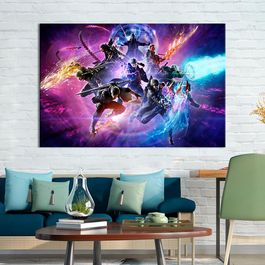 Настенний декор Магический постер Devil May Cry 5 80x54 см (A189-1)