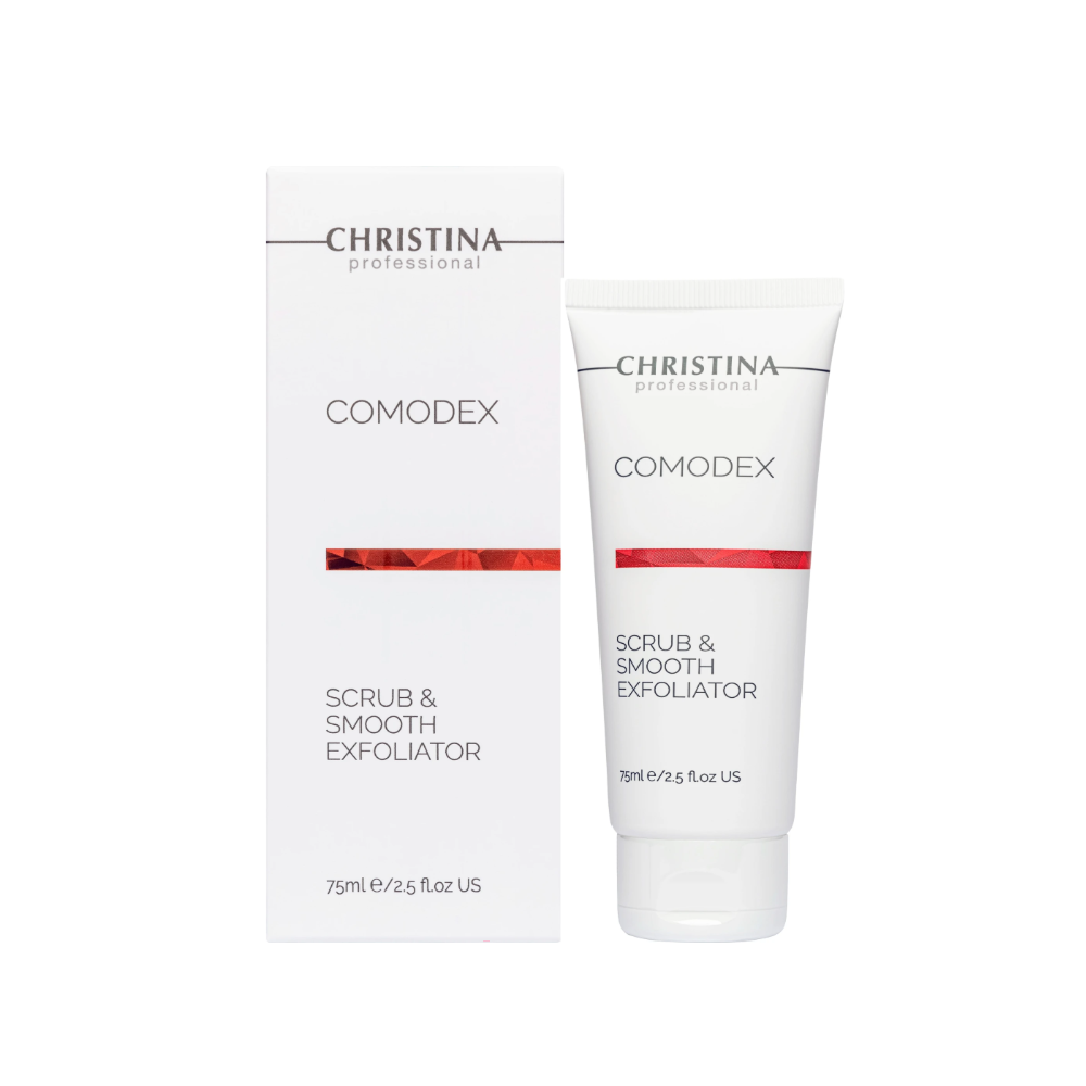 Скраб-ексфоліатор для обличчя вирівнювальний CHRISTINA Comodex Scrub&Smooth exfoliator 75 м Скраб-ексфоліатор для обличчя вирівнювальний CHRISTINA Comodex Scrub&Smooth exfoliator 75 м