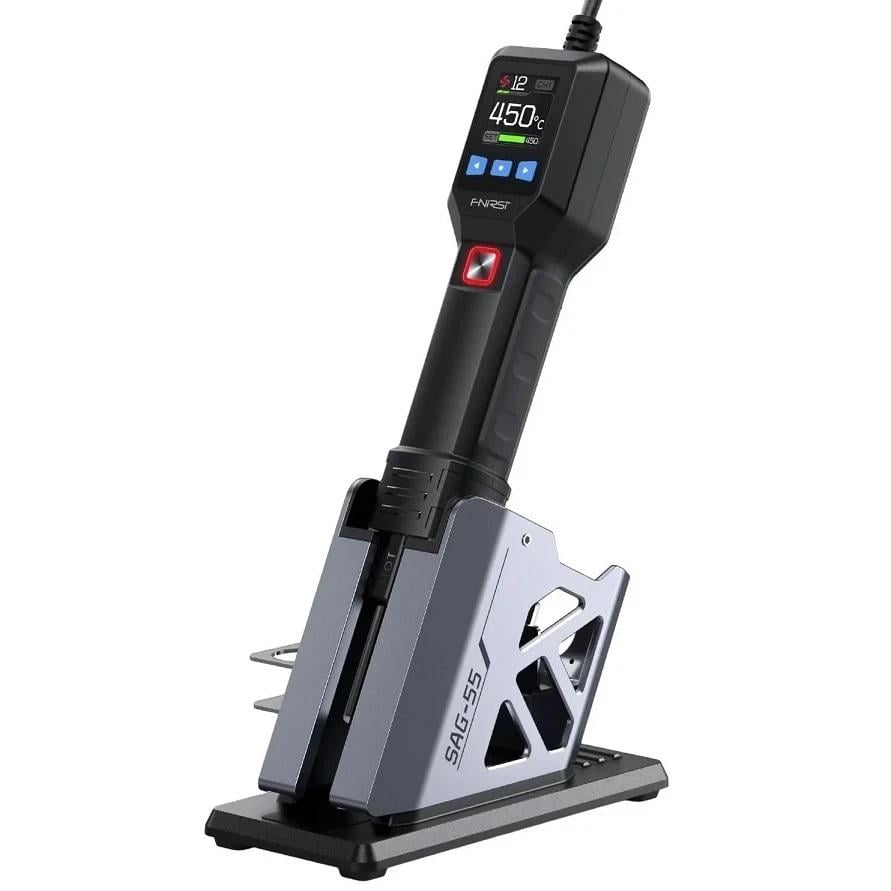 Паяльный фен Fnirsi SAG-55 Pro 550W максимальная комплектация