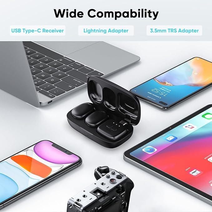 Мікрофон петличний бездротовий ULANZI DSLR - фото 6 Мікрофон петличний бездротовий ULANZI DSLR - фото 6