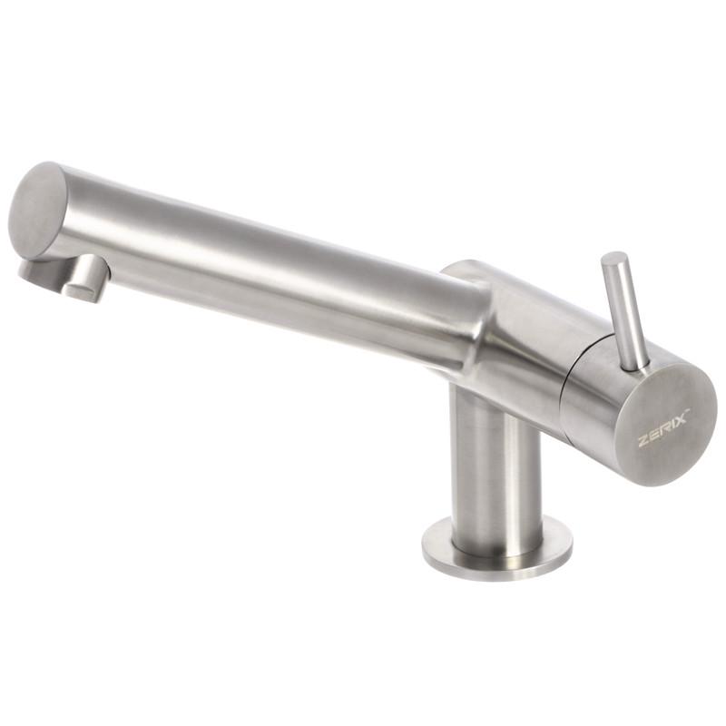 Смеситель для умывальника Zerix LR71007 из нержавеющей стали (LL1199)