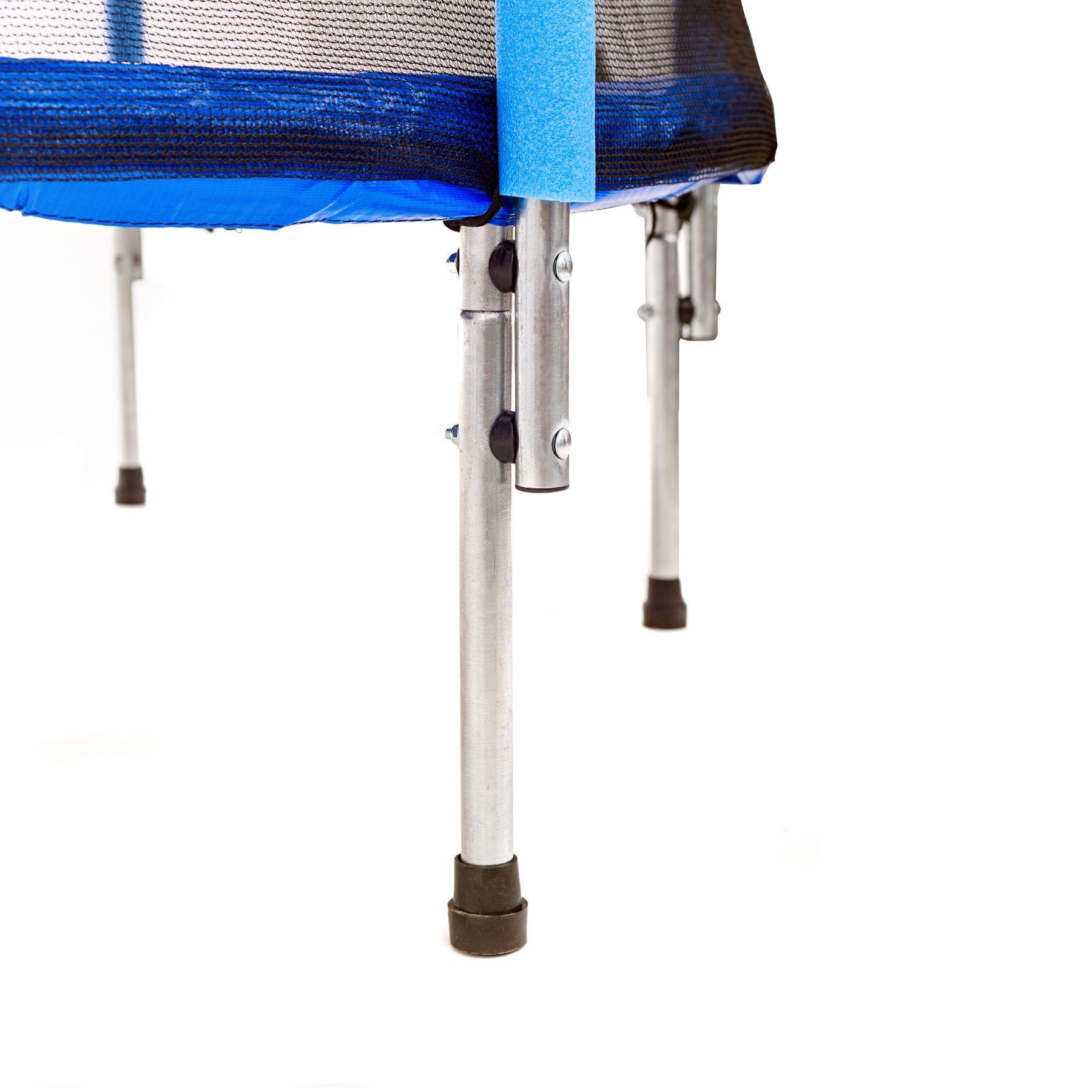 Батут Atleto з зовнішньої сіткою 140 см Синій - фото 2 Батут Atleto з зовнішньої сіткою 140 см Синій - фото 2