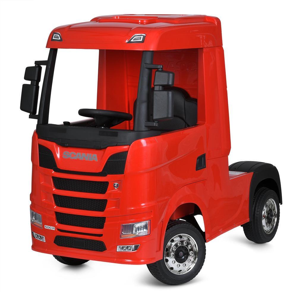 Детский электромобиль Bambi M 6062EBLR грузовик Scania Красный