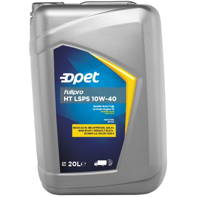 Моторное масло Opet FULLPRO HT LSPS 10W-40 E9/E7/E6 TRUCK синтетическое 20 л (12930303)