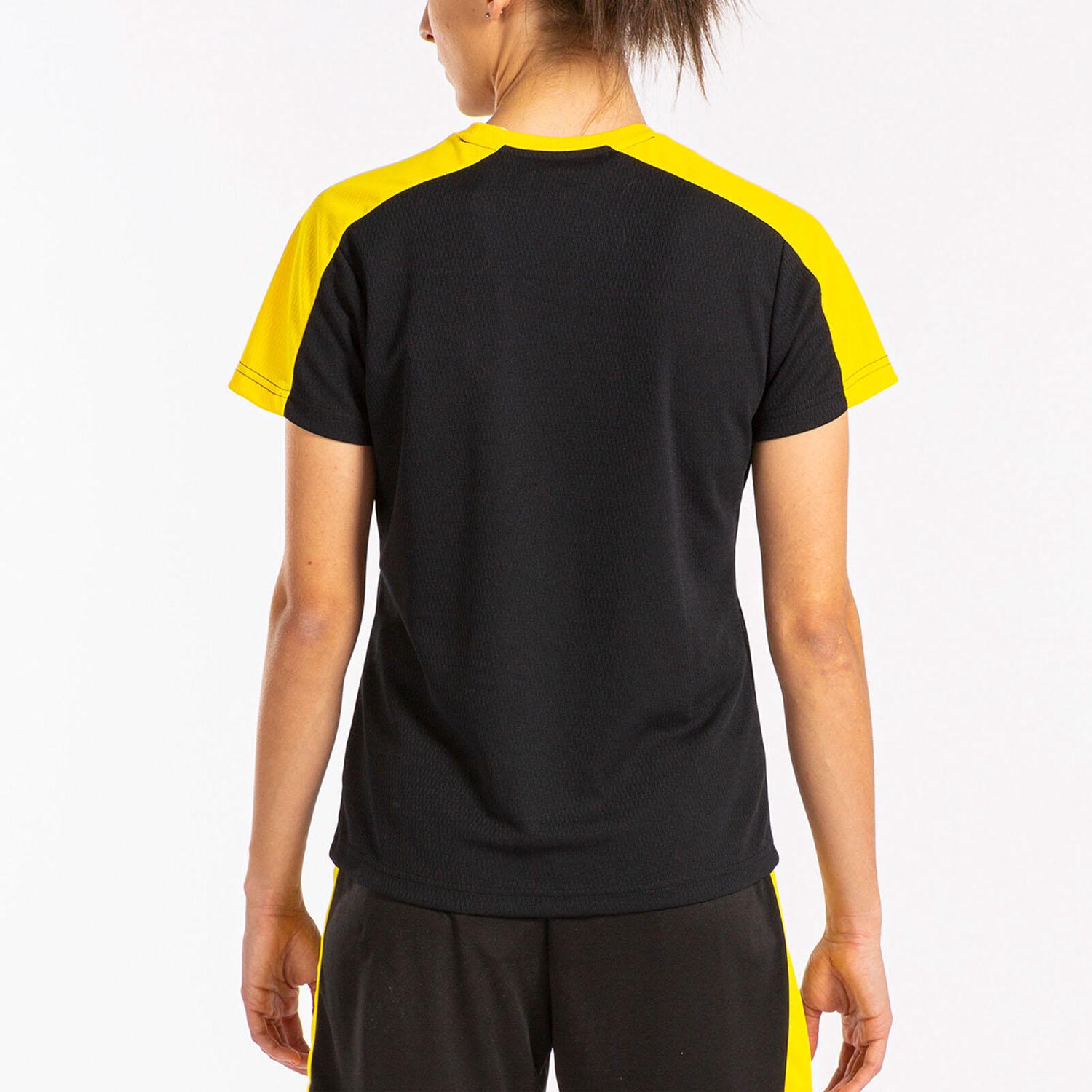 Футболка Joma 901690.109 Eco Championship Short Sleeve T-Shirt M Black/Yellow (8445456359272) - фото 2