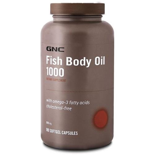 Омега 3 GNC Fish Body Oils 1000 мг 180 Caps