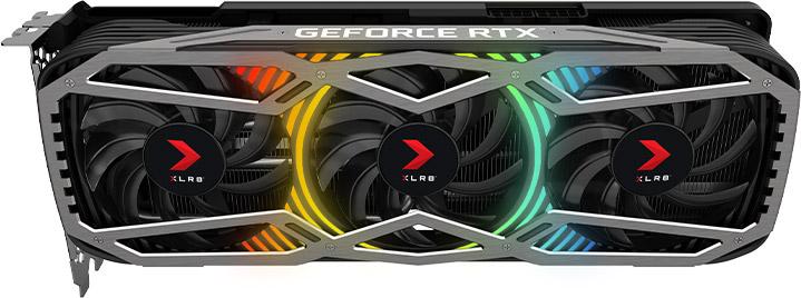 Відеокарта PNY GeForce RTX 3080 Ti 12GB XLR8 Gaming Revel Epic-X RGB Triple Fan (VCG3080T12TFXPPB) - фото 3