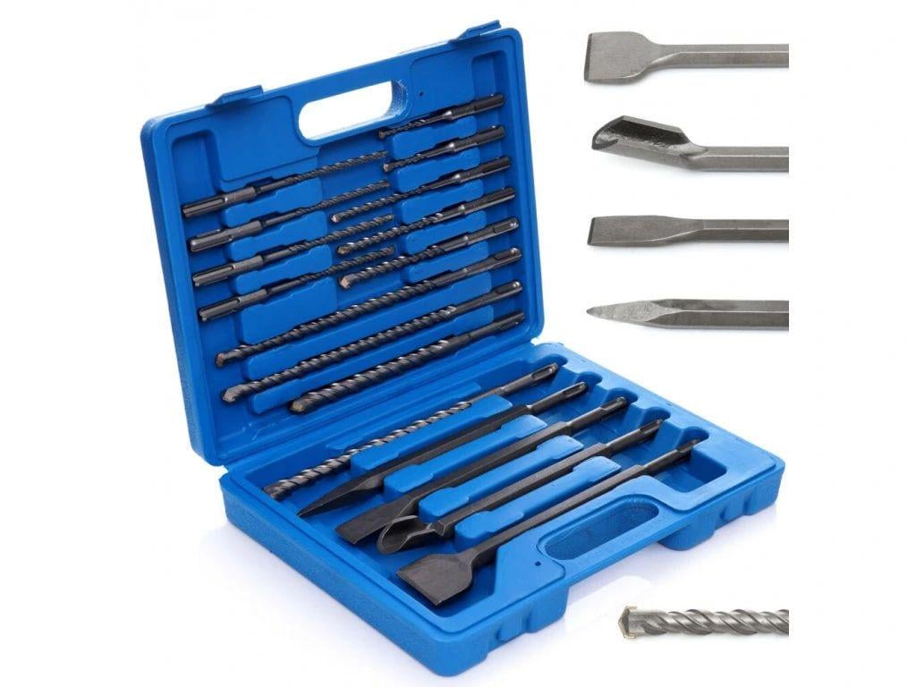 Набір свердл та зубил по бетону TAGRED TA4148 17 шт. (TA4148) - фото 2