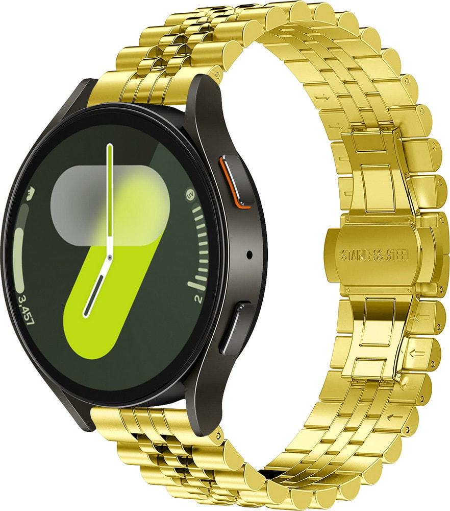 Браслет металлический Stech для Galaxy Watch 7 Gold (37474-2A)