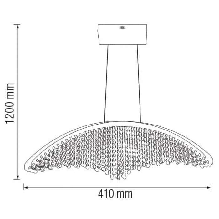 Люстра светодиодная VOYAGER-12 12W (019-041-0012-010) - фото 2