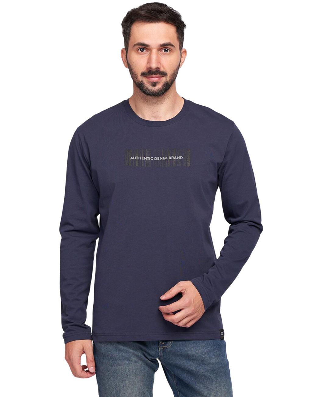 Футболка с длинным рукавом мужская Kenvelo 10106091.N05 XXL Синий (5942723003829)