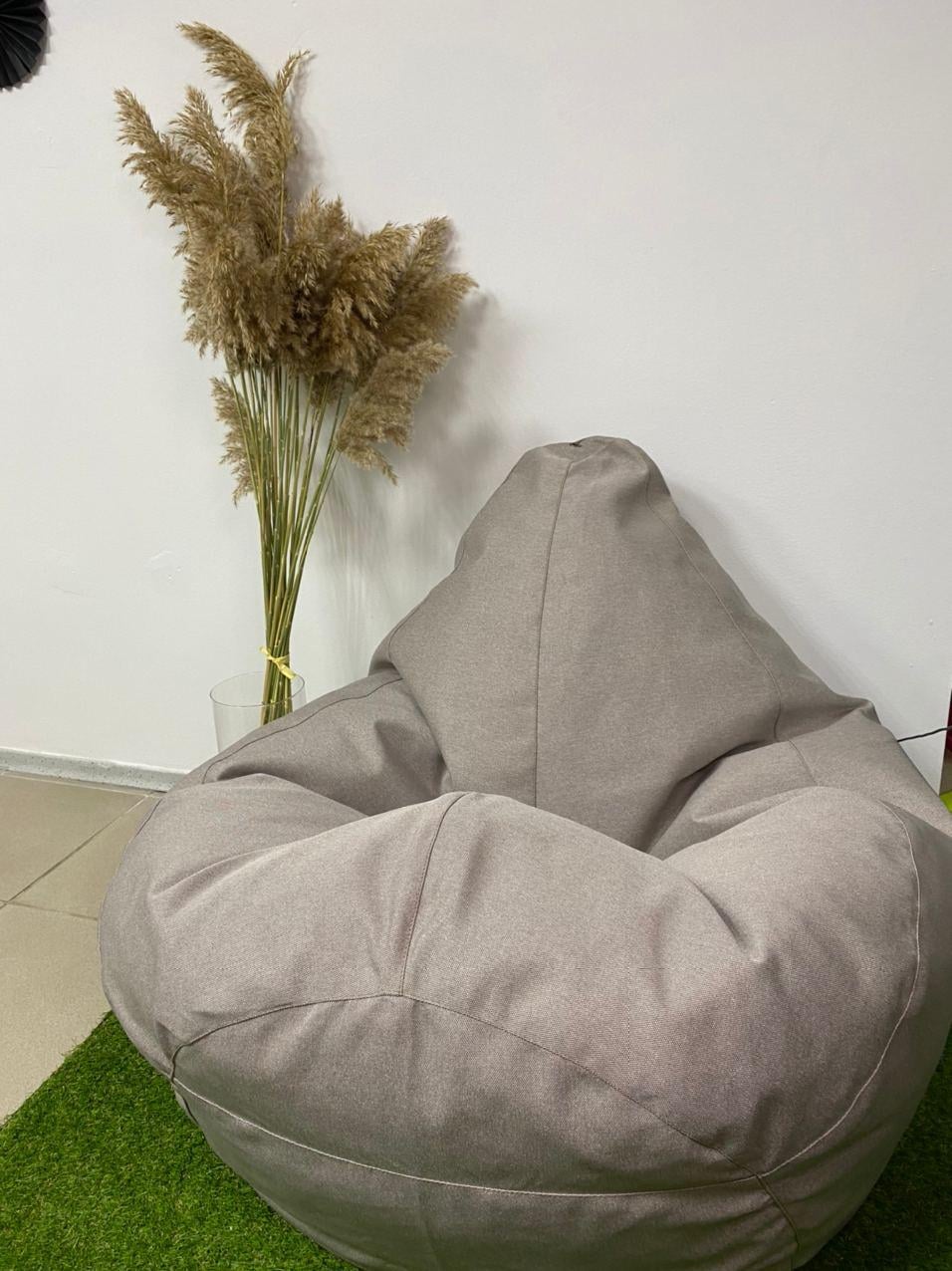 Бескаркасное кресло-мешок SkyPuff MEGA Груша Квинс 10448 XXXL 160х120 см (1160008)