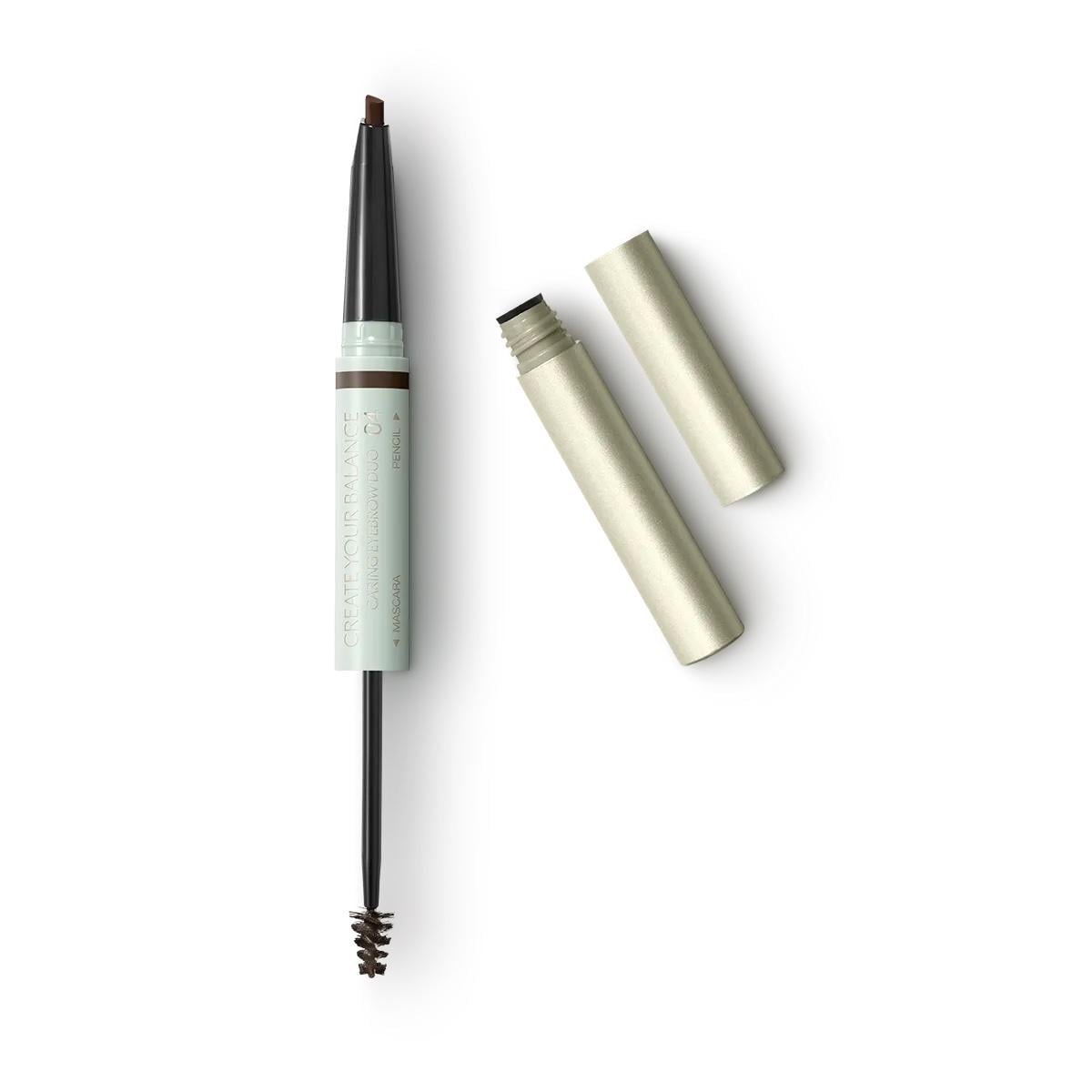 Карандаш и тушь для бровей Kiko Milano Create Your Balance Caring Eyebrow Duo 04 Black Haired (00183804)