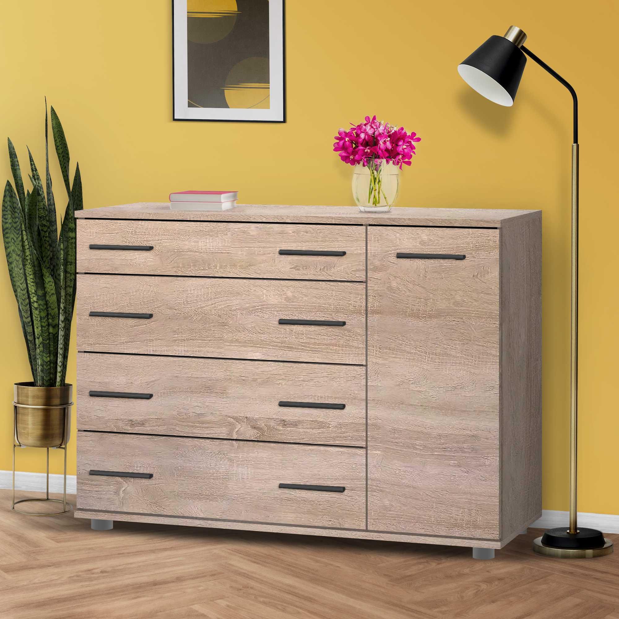 Комод для речей із шухлядами і дверима Дуб Сонома (О-3б) - фото 3 Комод для речей із шухлядами і дверима Дуб Сонома (О-3б) - фото 3