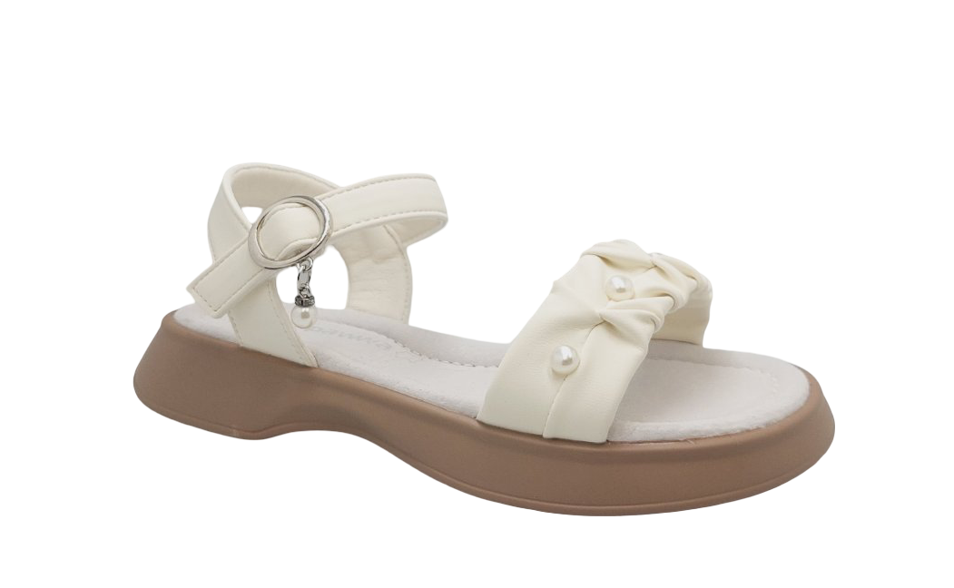 Босоніжки для дівчаток Apawwa N725-725/37 р. 37 Бежевий