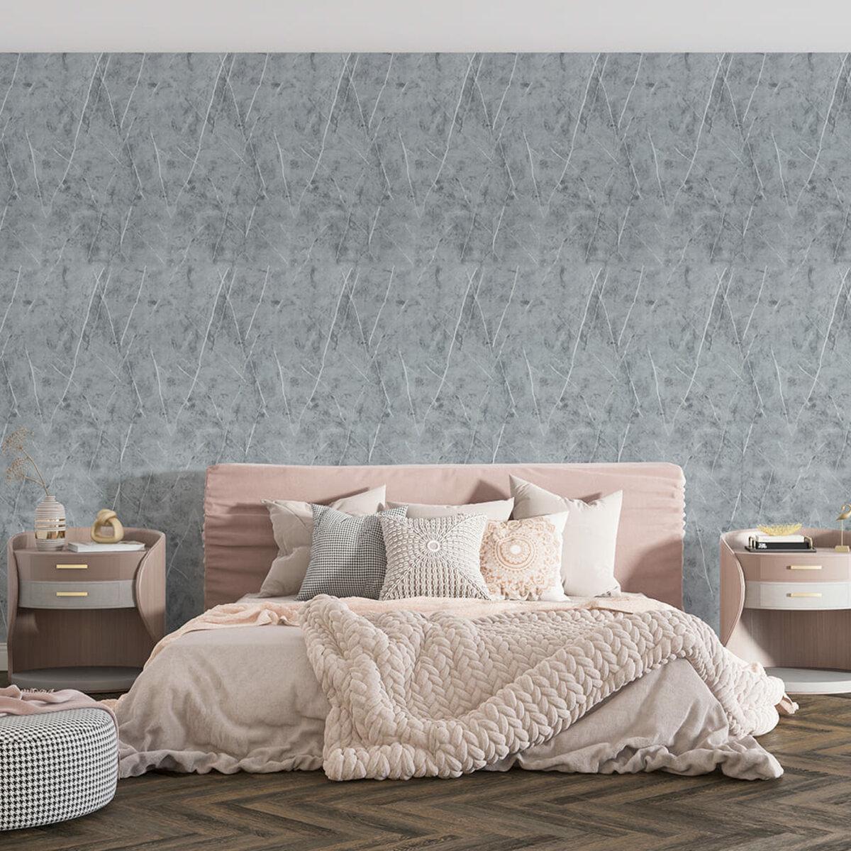 Обои на самоклеящейся основе мрамор D 2800x500x2 мм Серый (SW-00001414) - фото 6