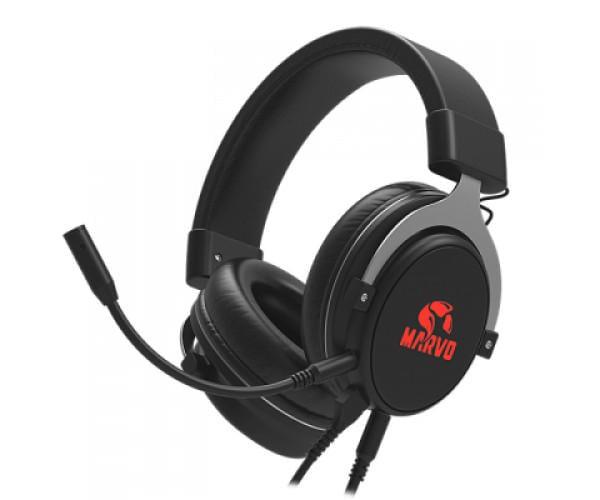 Наушники Marvo HG9052 Red-LED 7.1 Black (HG9052)