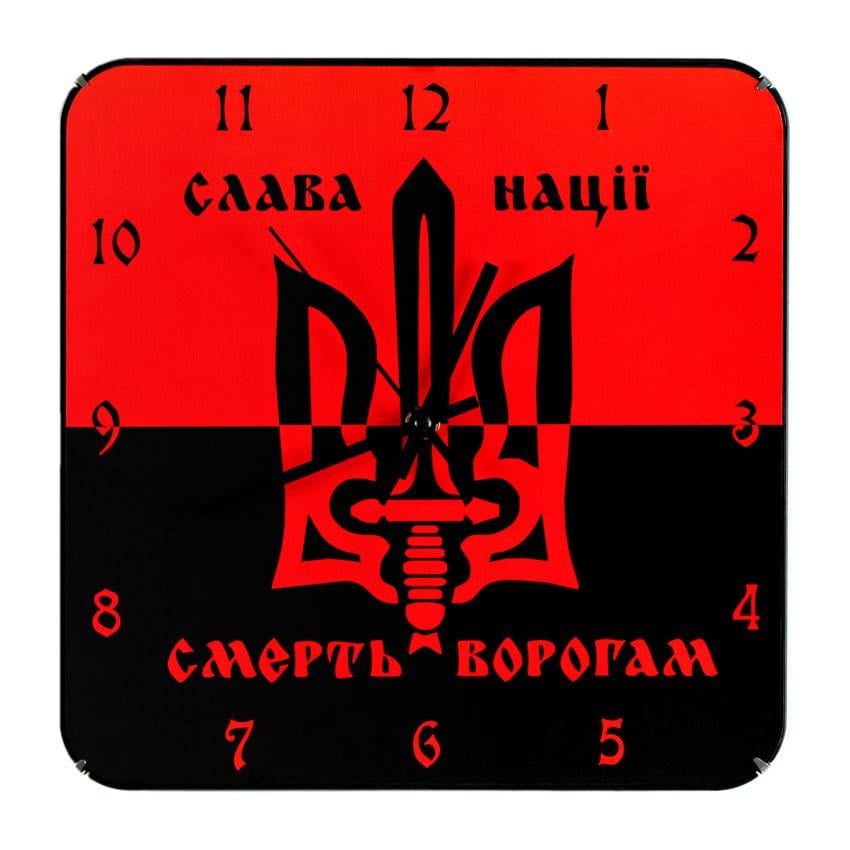 Годинник настінний Слава Нації 31х31х5 см (18089)