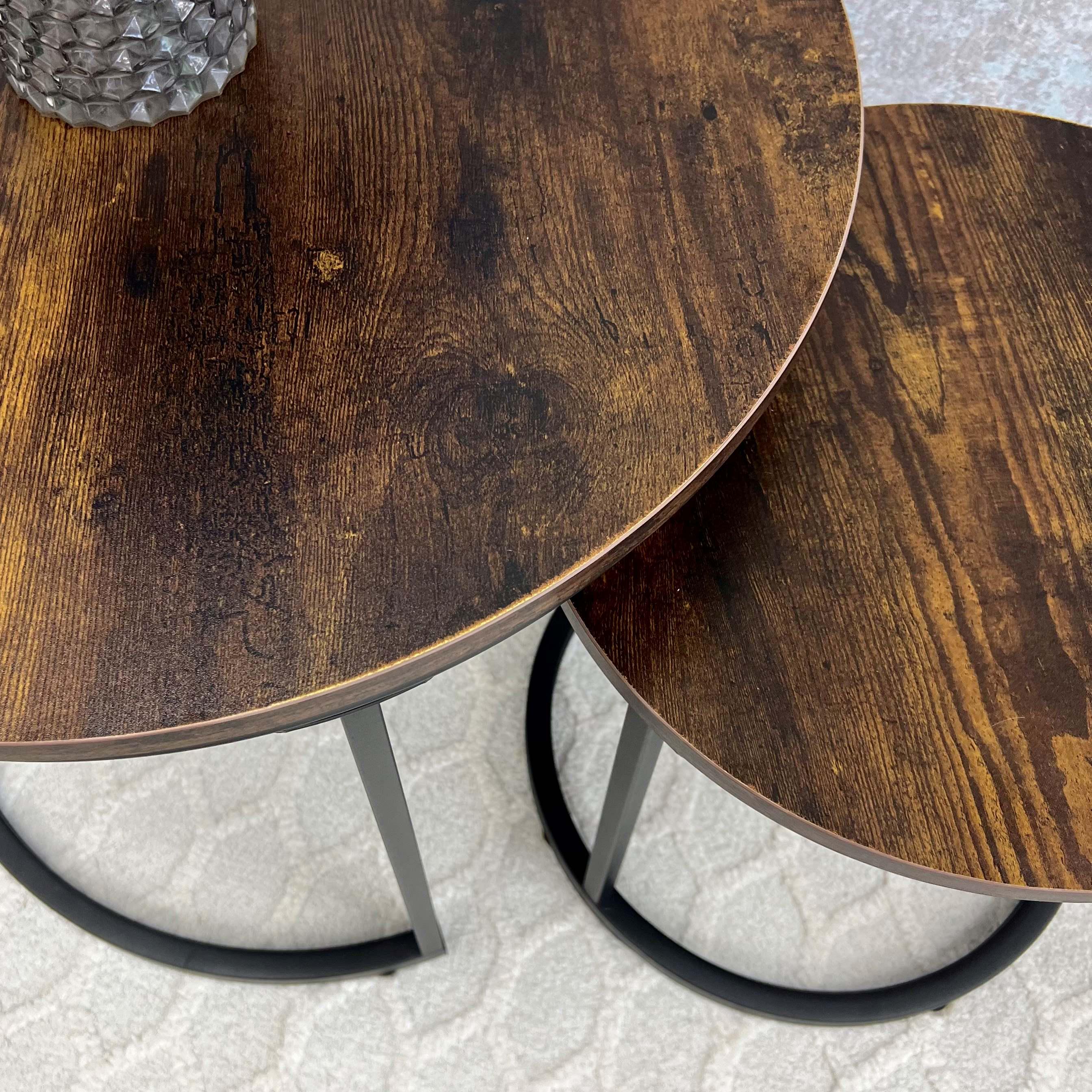 Комплект журнальных столиков LUMINARIA TWIN 2шт. Орех (29669003) - фото 6