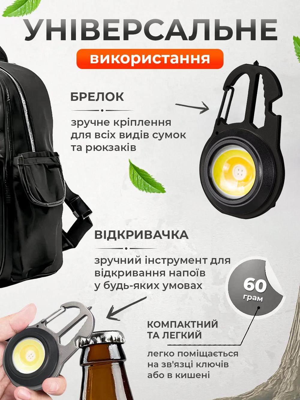 Фонарик-брелок Andowl Q-D910 карманный 19в1 отвертка/гаечный ключ 24 светодиода желтый белый красный свет 670 люменов (64c5c92c) - фото 3 Фонарик-брелок Andowl Q-D910 карманный 19в1 отвертка/гаечный ключ 24 светодиода желтый белый красный свет 670 люменов (64c5c92c) - фото 3