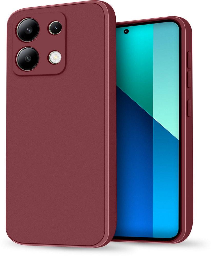 Силиконовый чехол HardCorner Xiaomi Redmi Note 13 (с микрофиброй) Wine (35425-42)