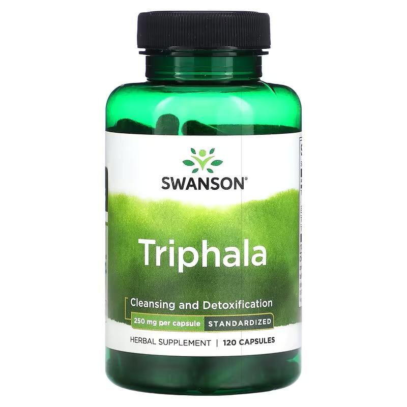 Экстракт трифала Swanson Triphala Standardized 250 мг 120 кап.