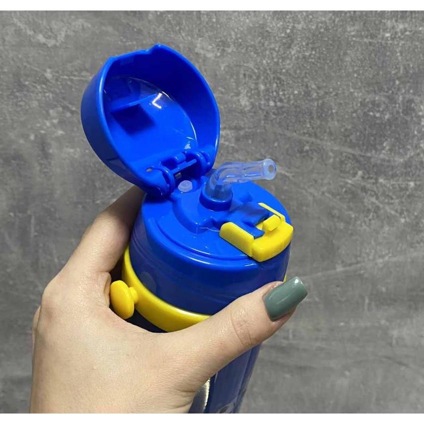 Термос дитячий A-PLUS 1776 з трубочкою із нержавіючої сталі 320 мл Синій (1688457477) - фото 2 Термос дитячий A-PLUS 1776 з трубочкою із нержавіючої сталі 320 мл Синій (1688457477) - фото 2