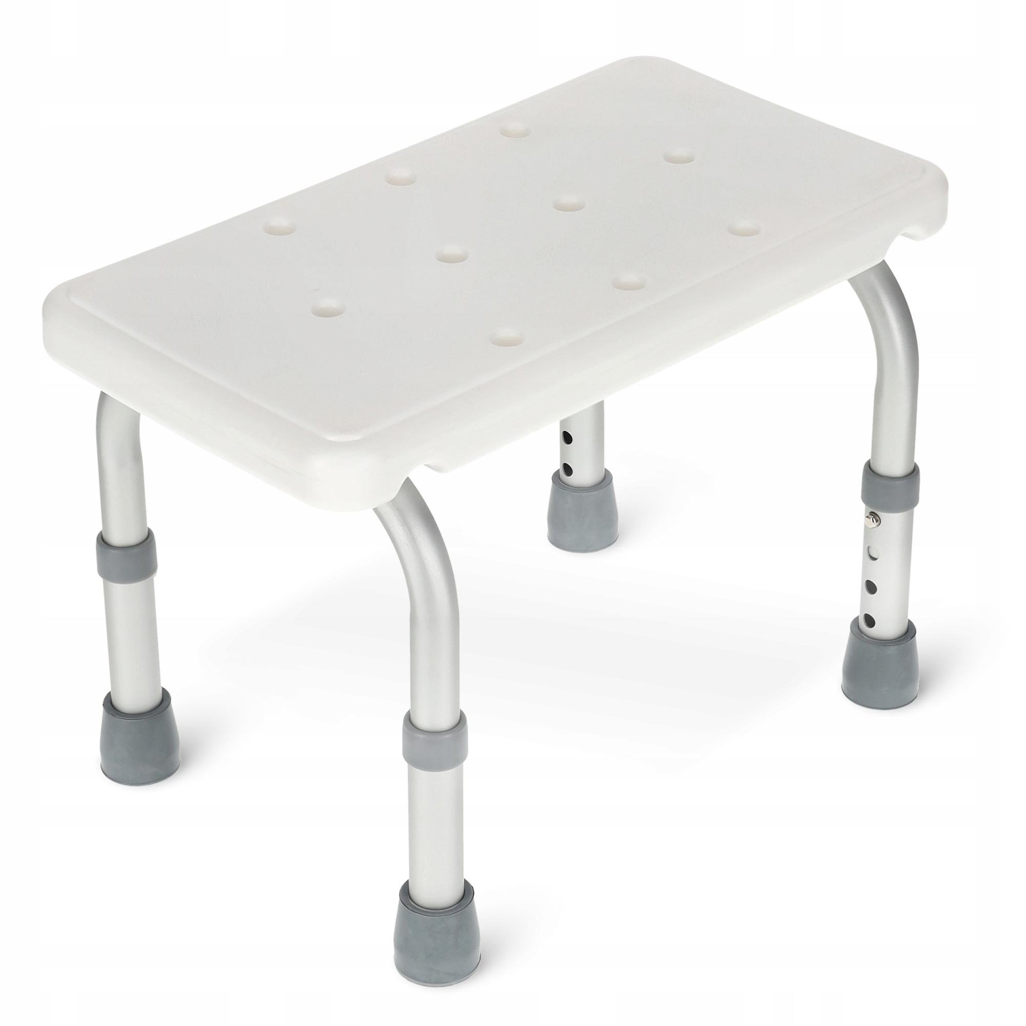 Сходинка-табурет 4fizjo для ванної та душу регульована White/Grey (P-5905973403429)
