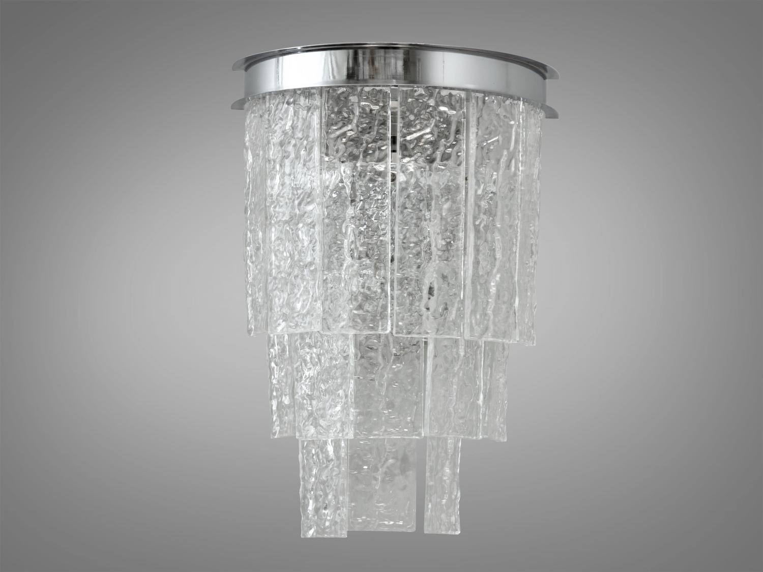 Бра классическое из хрусталя на две лампы 816/2CH Хром (816/2CH)