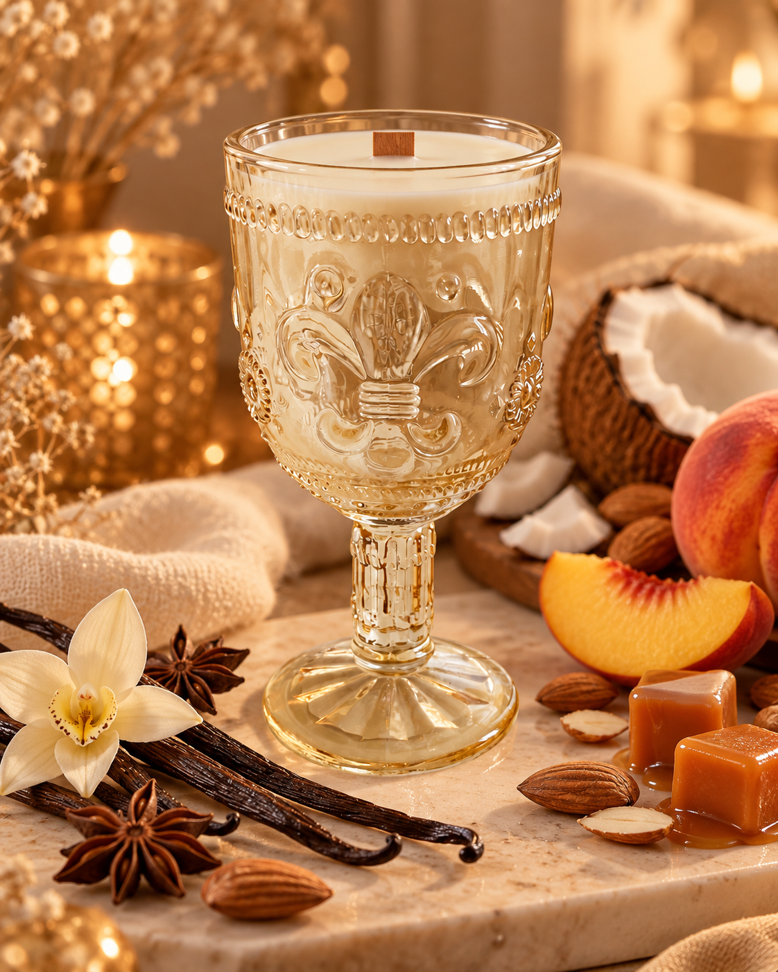 Свеча ароматическая Franterro Regalia Vanilla Spicy 250 г (FRN-1082)