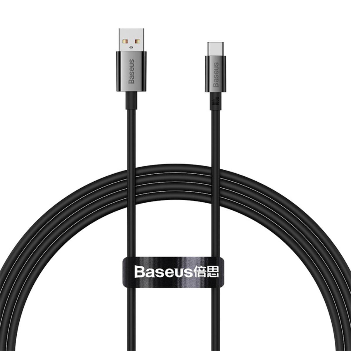 Кабель BASEUS Superior Series Fast Charging Data Cable USB to Type-C 100W 1,5 м Black (P10320102114-01)