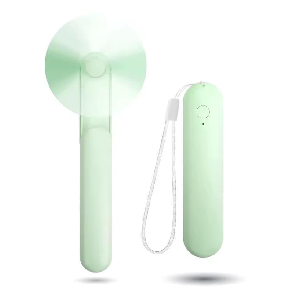 Вентилятор портативный складной Portable Small Pocket Fan Мятный