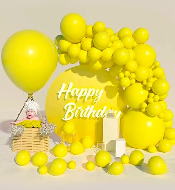 Арка из шаров Yellow набор 110 шт. (12337407)